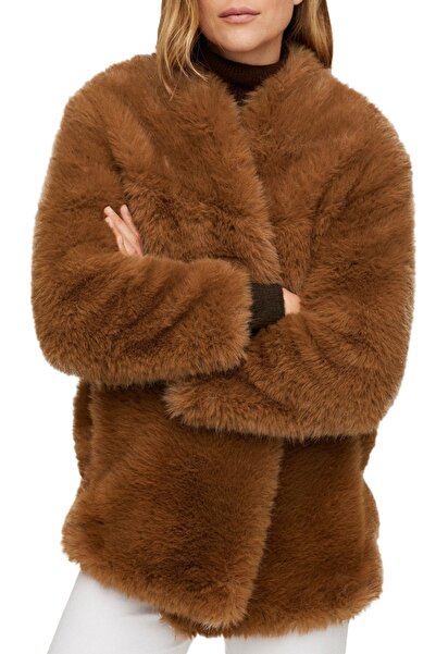 MANGO FAUX FUR - - WOMEN