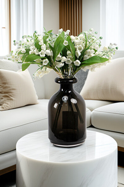 Yapay Çiçek Deposu باقة زهور صناعية بـ 6 فروع على شكل جرس الربيع 30 سم باللون...