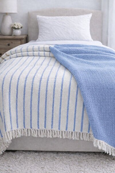 VERONİCA LİNE 8 Kat Müslin Çift Yönlü Yatak Örtüsü 170x230