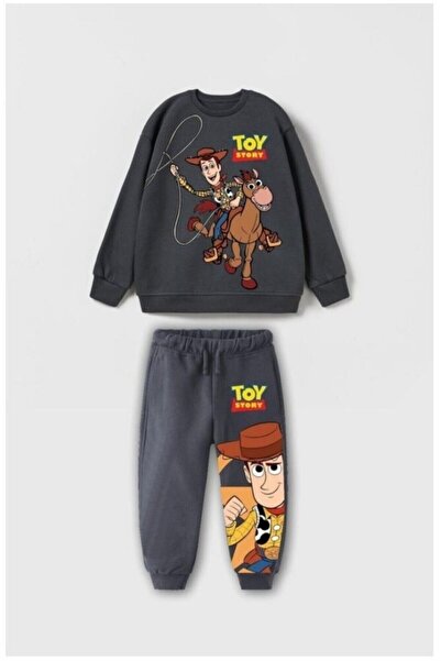 SONGÜLBERİK طقم بدلة رياضية للأولاد من Toy Story Character مطبوع