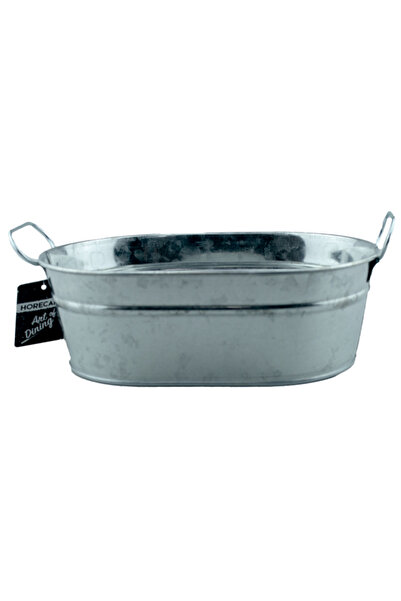 Culinaro Galvanized ice basket 22.5x15x8cm