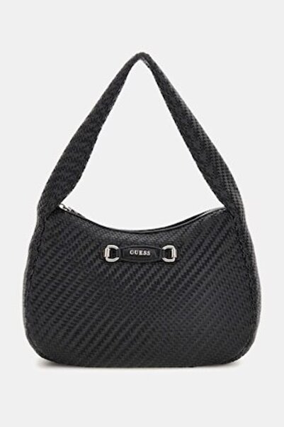 Guess Eco Leather Shoulder Bag, Black