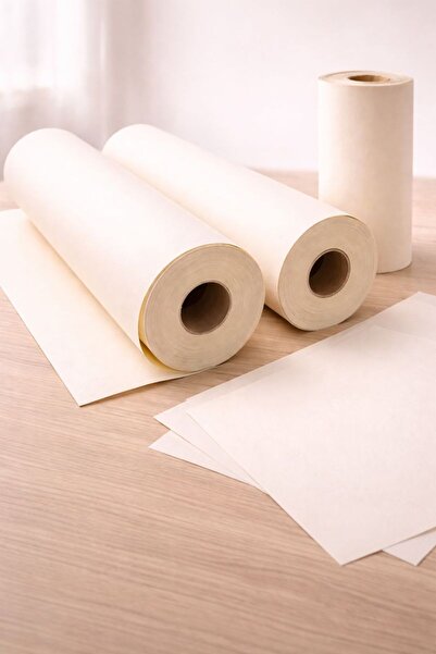 AHDTOPTAN Göz Yormayan Rulo Çizim Kağıdı – Krem Tonlu 30X 50 METRE