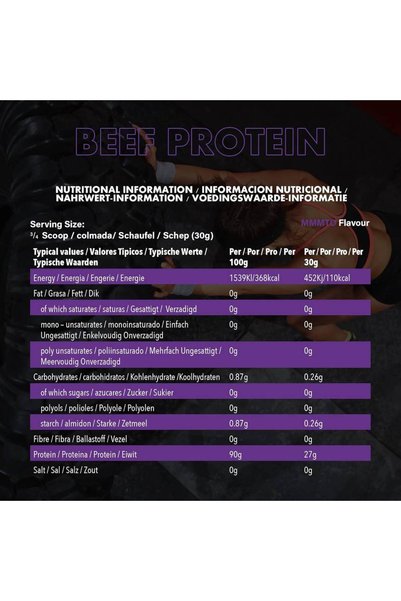 NXT Nutrition Next Nutrition - Beef Protein Isolate - 450g - Vimto