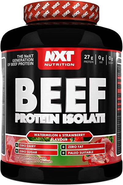 NXT Nutrition نكست نيوتريشن - بيف بروتين ايزوليت – 1.8 كجم - فراولة وبطيخ