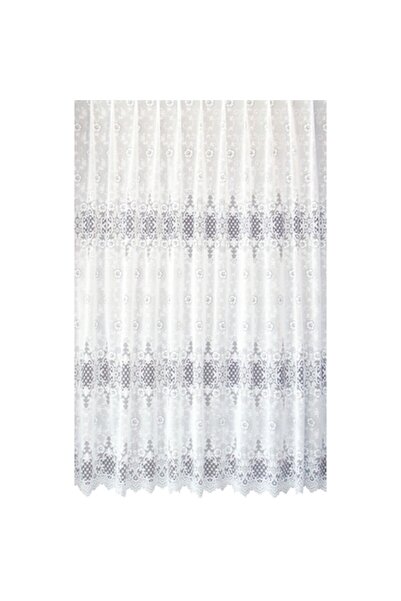 TREI STEJARI Cortină 51259, 600 X 240 cm, albă