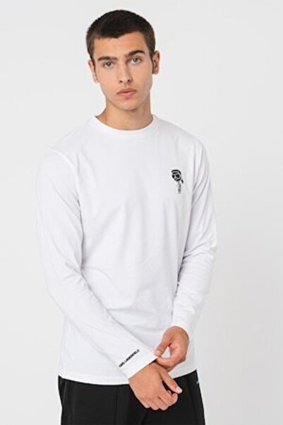 Karl Lagerfeld Long Sleeve T-Shirt with Logo