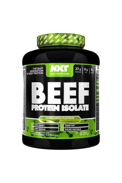NXT Nutrition Next Nutrition - Beef Protein Isolate - 1.8 kg - Green Apple