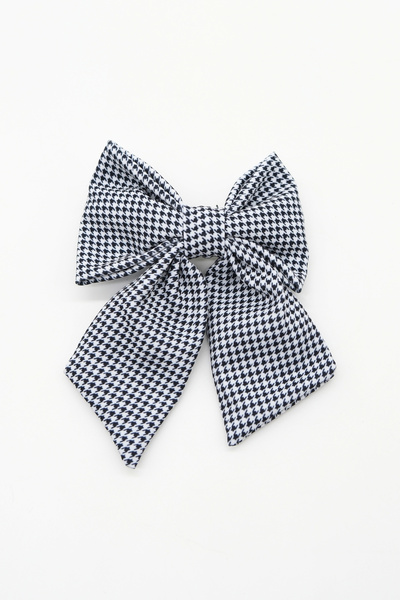 TAKIBOX مشبك القوس منقوشة Houndstooth