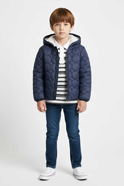 OEM Lightly quilted jacket with hood