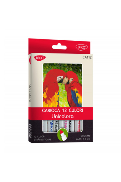 daço CARIOCA 10C CONICAL TIP UNICOLORED MAXI DACO CA 112