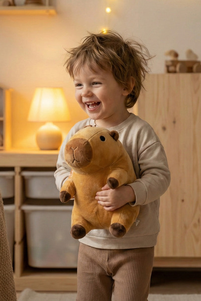 craftivio Yumuşacık Sevimli Kapibara Peluş Oyuncak 26 Cm