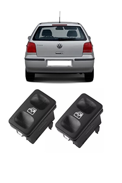 cme parts Volkswagen Vw Polo HB 1994-1999 Uyumlu Sağ + Sol Ön Kapı Cam Açma D...