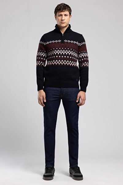 Lee Cooper Jagger Normal Waist Slim Fit Straight Leg Blue Men's Jean Trousers