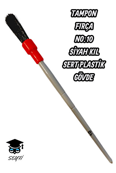 SEYFİKİRTASİYE ТAMPON ЩІТКА ЧОРНА ШЕРСТЬ №:10