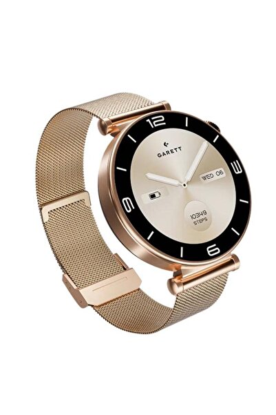 GARETT Rose Mesh Smartwatch Steel Rose Gold