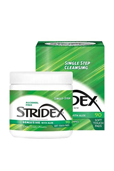 Stridex Streidex Cotton Pads Acne Treatment with Aloe Vera for Sensitive Skin...