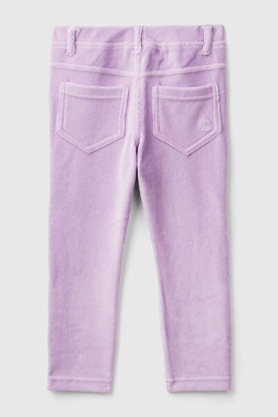 United Colors of Benetton LILA Дамски / Момичешки KK B_Fitted кадифени клинче...