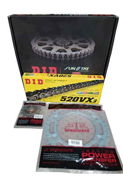 D.I.D Zincir-Dişli Set HONDA CRF 250L (2013-2020) 520VX3 ÇELİK