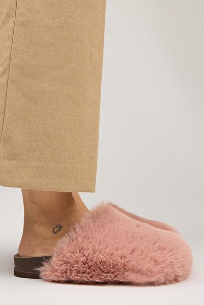 Manijero Gaye Women's Plush Flat Powder Slippers