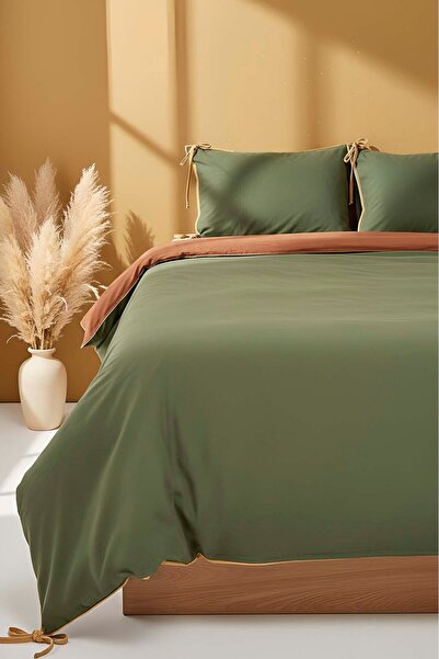 Rivaİstanbul طقم غطاء لحاف مزدوج من القطن 100% من ديميتر فورست - طقم زواج مكو...