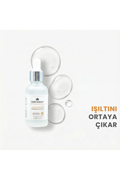 AHA Exfoliating Yenileyici ve Arındırıcı Cilt Bakım Serumu 30 ml
