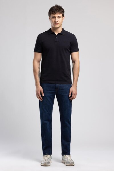 Lee Cooper Rico High Waist Straight Cut Straight Leg Blue Men's Jean Pants