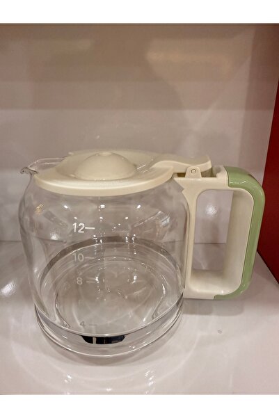 ARIETE ماكينة صنع القهوة بفلتر عتيق الطراز، إبريق شاي زجاجي بلون أخضر، متوفر ...