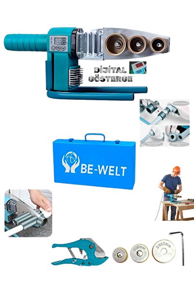 STANVOLT DİJİTAL GÖSTERGELİ ELEKTRİKLİ + MAKAS HEDİYELİ 3 ADET PAFTALI PLASTİ...