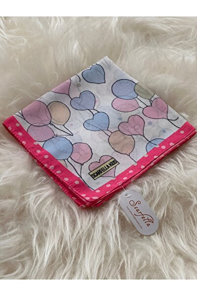 scarfella KIDS Desenli çocuk eşarbı 75x75 cm