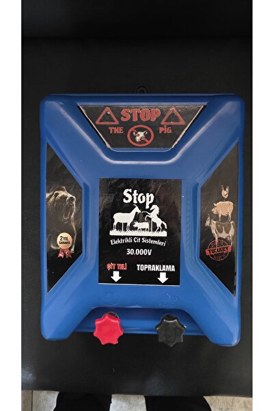 Stop Elektrikli Çit Elektrikli Çit Makinesi Domuz Kovucu 12V-220V