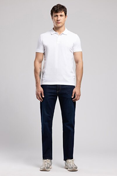 Lee Cooper Rico High Waist Straight Cut Straight Leg Blue Men's Jean Pants