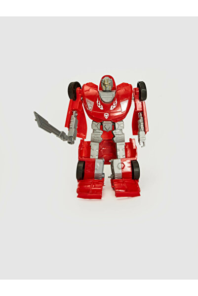 Gogo Oyuncak Robota Dönüşen Araba Transformers Kırmızı Robot Araba Kutulu