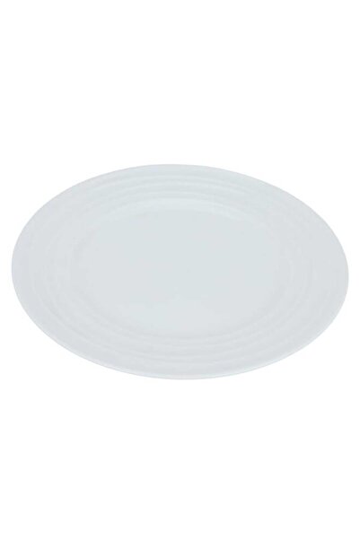 Generic Al Saif Gallery porcelain plate, 27 cm, flat round - white