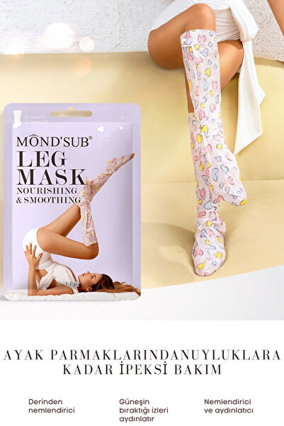 MondSub Argan & Hindistan Cevizi Yağlı Besleyici Bacak ve Ayak Maskesi – 1 Çift