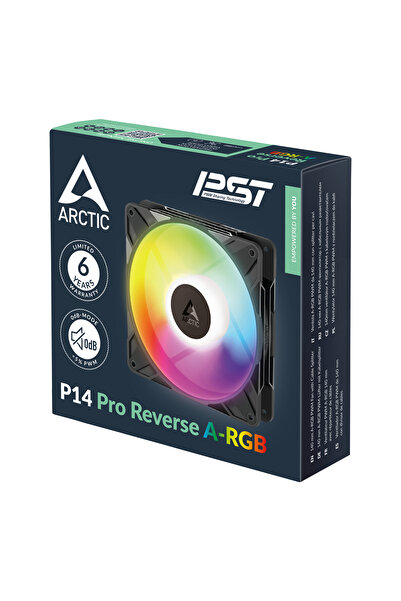 Arctic P14 Pro Reverse ARGB 140mm 2650RPM 98CFM Ultra Yük. Per.Ters Hava Kasa...