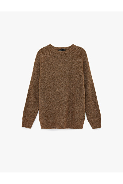 Koton Regular Fit Long Sleeve Crew Neck Knit Sweater