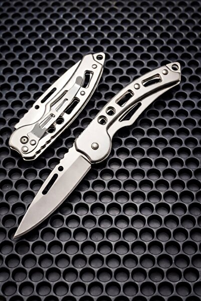 ASNEOSS Katlanır Cep Çakısı – Paslanmaz Çelik Klipsli Kemere Takılabilir