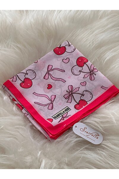 scarfella KIDS Desenli çocuk eşarbı 75x75 cm