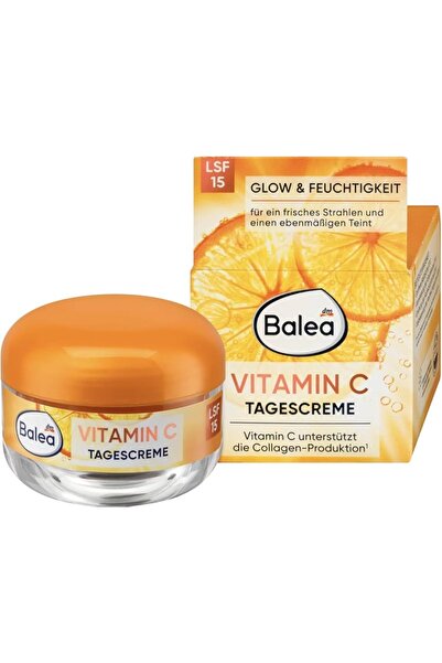BALEA Vitamin C Gündüz Kremi SPF 15, 50 ml Yüz Kremi Tagescreme LSF 15