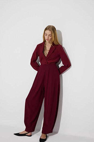 Touché Privé Steel Knitted Pleated Pants