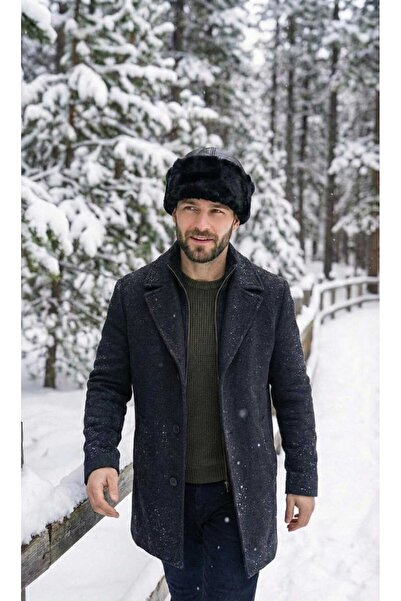 LAGRANZE Men's Luxury Fur Winter Hat