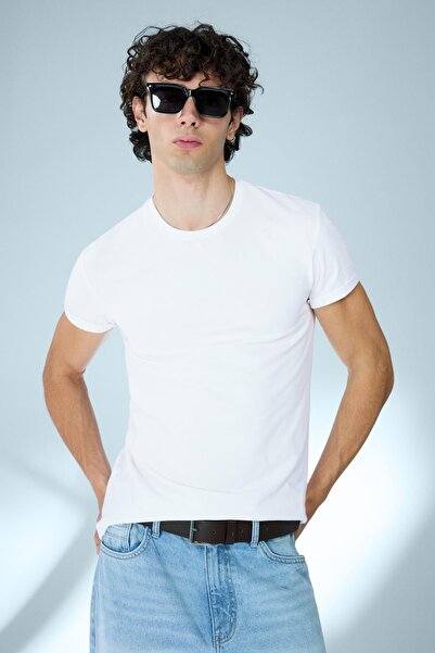 Bershka Kısa kollu katlamalı tişört