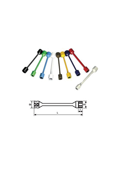 Özat Κεφαλή καρυδάκι ροπής 1/2'' 6 πλευρών 17 mm