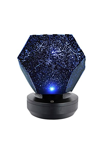 AyShop Uzaktan Kumandalı Galaksi Yıldız Projeksiyonlu Gece Lambası