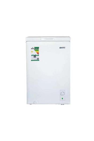 BASIC Chest Freezer 5 ft – White, 143 L Capacity