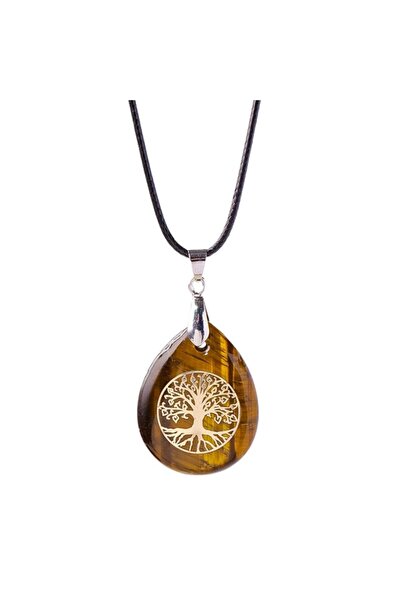 OEM Crystal Pendant | Tree of Life - Tiger's Eye