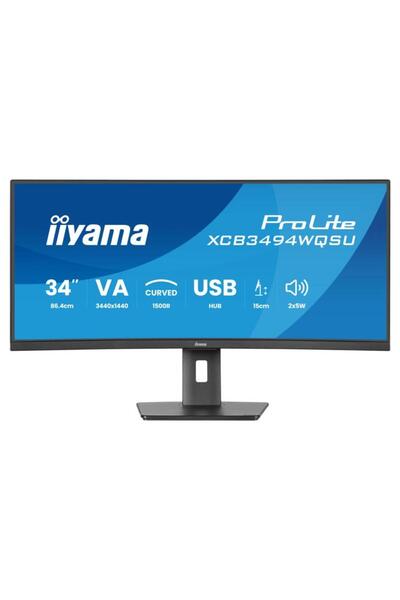 Other Monitor IIYAMA ProLite XCB3494WQSU-B1 34 UWQHD VA 0.4ms 120Hz FreeSync ...