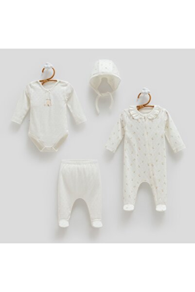 Caramell 4'lü Bebek Hastane Çıkış Seti 1523