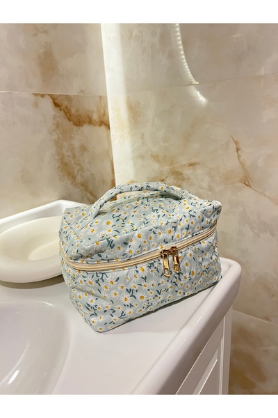 ipeksi pleksi Papatya Düşü Travel Makeup Bag Mother-Child Bag Multi-Purpose Bag
